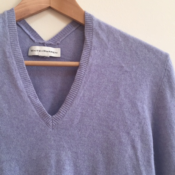 White + Warren Cashmere Sweater - size M - Picture 2 of 5